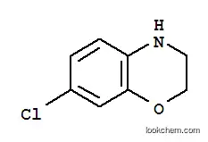 Molecular Structure of 113770-21-1 (7-Chloro-3,4-dihydro-2H-benzo[1,4]oxazine)