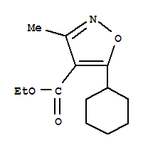 4-ISOXAZOLECARBOXYLIC ACID 5-CYCLOHEXYL-3-METHYL-,ETHYL ESTER