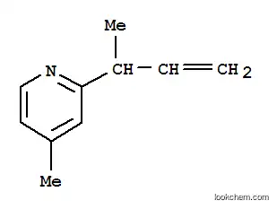 Molecular Structure of 113985-36-7 (Pyridine, 4-methyl-2-(1-methyl-2-propenyl)- (9CI))