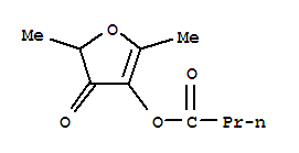 2,5-dimethyl-4-oxo-4,5-dihydrofuran-3-yl butyrate