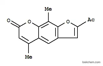 Molecular Structure of 114460-33-2 (4,8-dimethyl-5'-acetylpsoralen)