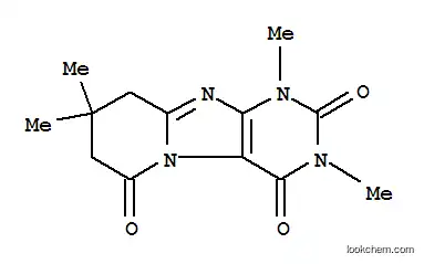 Molecular Structure of 115008-06-5 (Pyrido[2,1-f]purine-2,4,6(1H,3H,7H)-trione,  8,9-dihydro-1,3,8,8-tetramethyl-)