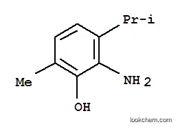 Molecular Structure of 115023-79-5 (Phenol, 2-amino-6-methyl-3-(1-methylethyl)- (9CI))
