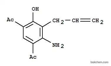 Molecular Structure of 115350-01-1 (1-(5-ACETYL-3-ALLYL-2-AMINO-4-HYDROXYPHENYL)ETHAN-1-ONE)