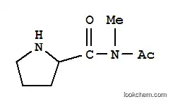 Molecular Structure of 115395-74-9 (2-Pyrrolidinecarboxamide,N-acetyl-N-methyl-(9CI))