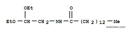 Molecular Structure of 115433-72-2 (N-myristoyl glycinal diethylacetal)