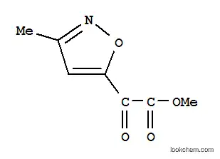 Molecular Structure of 115521-63-6 (5-Isoxazoleaceticacid,3-methyl--alpha--oxo-,methylester(9CI))