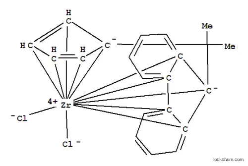Molecular Structure of 115678-03-0 (iso-Propylidene(cyclopentadienyl) (9-fluorenyl)-zirconium dichloride)