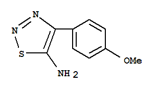 1,2,3-Thiadiazol-5-amine,4-(4-methoxyphenyl)-