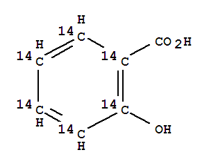 Benzoic-1,2,3,4,5,6-14C6acid, 2-hydroxy- (9CI)
