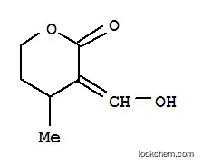 Valeric acid, 5-hydroxy-2-(hydroxymethylene)-3-methyl-, delta-lactone (6CI)