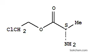 Molecular Structure of 116339-89-0 (L-Alanine, 2-chloroethyl ester (9CI))