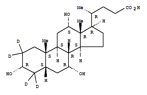 Cholan-24-oic-2,2,4,4-d4acid, 3,7,12-trihydroxy-, (3a,5b,7a,12a)-