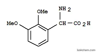 Molecular Structure of 116435-35-9 (AMINO-(2,3-DIMETHOXY-PHENYL)-ACETIC ACID)