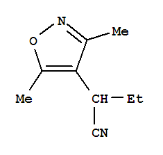 4-Isoxazoleacetonitrile,a-ethyl-3,5-dimethyl-