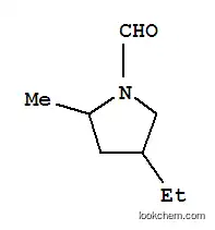 1-Pyrrolidinecarboxaldehyde, 4-ethyl-2-methyl- (9CI)