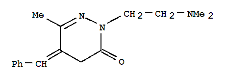 (5Z)-5-BENZYLIDENE-2-(2-DIMETHYLAMINOETHYL)-6-METHYL-PYRIDAZIN-3-ONE