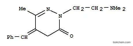 Molecular Structure of 117027-28-8 ((5Z)-5-benzylidene-2-(2-dimethylaminoethyl)-6-methyl-pyridazin-3-one)