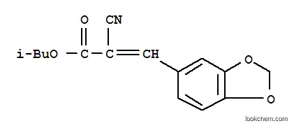 Molecular Structure of 117133-81-0 (ISOBUTYL ALPHA-CYANO-3,4-METHYLENEDIOXYCINNAMATE)