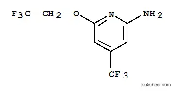 Molecular Structure of 117519-14-9 (2-AMINO-6-ETHOXY-4-TRIFLUOROMETHYLPYRIDINE)
