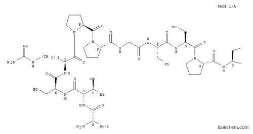 Molecular Structure of 117525-89-0 (bradykinin, Leu-Ile-Ser-)