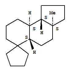 Molecular Structure of 117527-89-6 (Spiro[6H-benz[e]indene-6,1'-cyclopentane],dodecahydro-3a-methyl-, (3aS,5aS,9aS,9bS)-)