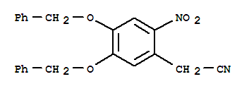 Benzeneacetonitrile,2-nitro-4,5-bis(phenylmethoxy)-