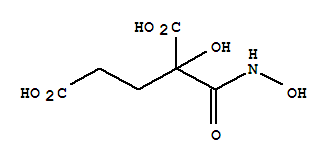 2-HYDROXY-2-HYDROXYAMINOCARBONYLGLUTARIC ACID