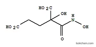 Molecular Structure of 117703-85-2 (2-hydroxy-2-(hydroxycarbamoyl)pentanedioic acid)