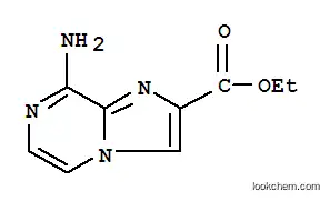 Molecular Structure of 117718-98-6 (Imidazo[1,2-a]pyrazine-2-carboxylic acid, 8-amino-, ethyl ester (9CI))