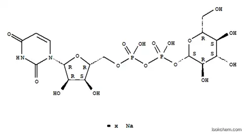 Molecular Structure of 117756-22-6 (URIDINE 5'-DIPHOSPHOGLUCOSE DISODIUM SALT)