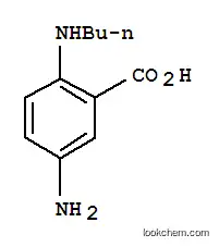 Molecular Structure of 117821-63-3 (Benzoic acid, 5-amino-2-(butylamino)- (9CI))