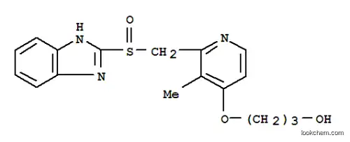 Molecular Structure of 117976-94-0 (1-Propanol, 3-[[2-[(1H-benzimidazol-2-ylsulfinyl)methyl]-3-methyl-4-pyridinyl]oxy]-)