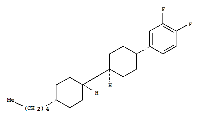 4-[(trans,trans)-4'-pentyl[1,1'-bicyclohexyl]
-4-yl]-1,2-difluorobenzene