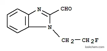 Molecular Structure of 118482-25-0 (1H-Benzimidazole-2-carboxaldehyde,1-(2-fluoroethyl)-(9CI))