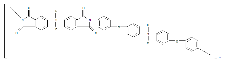 Molecular Structure of 118486-12-7 (Poly[(1,3-dihydro-1,3-dioxo-2H-isoindole-2,5-diyl)sulfonyl(1,3-dihydro-1,3-dioxo-2H-isoindole-5,2-diyl)-1,4-phenyleneoxy-1,4-phenylenesulfonyl-1,4-phenyleneoxy-1,4-phenylene])