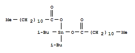Molecular Structure of 1185-69-9 (Stannane,bis(2-methylpropyl)bis[(1-oxododecyl)oxy]- (9CI))