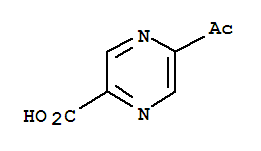 Pyrazinecarboxylic acid, 5-acetyl- (9CI)