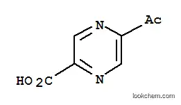 Molecular Structure of 118543-96-7 (Pyrazinecarboxylic acid, 5-acetyl- (9CI))