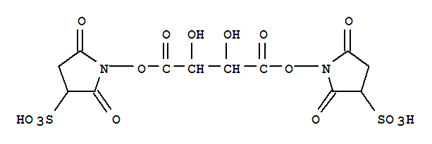 Butanedioic acid,2,3-dihydroxy-, 1,4-bis(2,5-dioxo-3-sulfo-1-pyrrolidinyl) ester