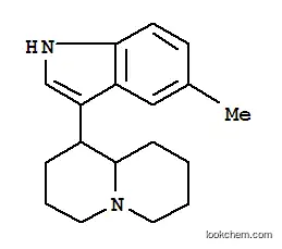 Molecular Structure of 118687-90-4 (Octahydro-1-(5-methyl-1H-indol-3-yl)-2H-quinolizine)