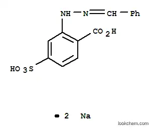 2-[2-(Phenylmethylene)hydrazinyl]-4-sulfobenzoic acid sodium salt