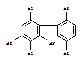 Molecular Structure of 119264-52-7 (1,1'-Biphenyl,2,2',3,4,5',6-hexabromo-)