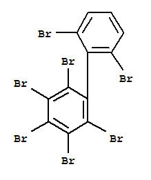 Molecular Structure of 119264-57-2 (1,1'-Biphenyl,2,2',3,4,5,6,6'-heptabromo-)