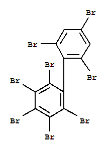 Molecular Structure of 119264-61-8 (1,1'-Biphenyl,2,2',3,4,4',5,6,6'-octabromo-)