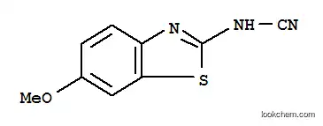 Molecular Structure of 119283-94-2 (Cyanamide, (6-methoxy-2-benzothiazolyl)- (9CI))