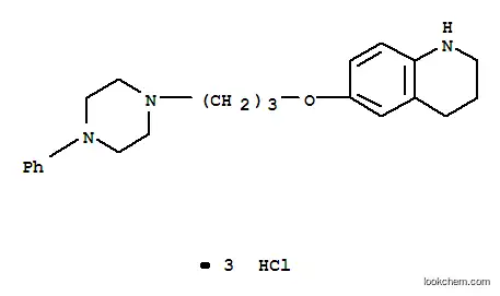 Molecular Structure of 119321-54-9 (6-[3-(4-phenylpiperazin-1-yl)propoxy]-1,2,3,4-tetrahydroquinoline trihydrochloride)