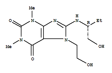 (R)-7-SS-HYDROXYETHYL-8-(1'-HYDROXYBUT-2'-YL)AMINOTHEOPHYLLINE