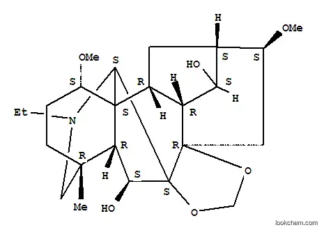 Aconitane-6,14-diol,20-ethyl-1,16-dimethoxy-4-methyl-7,8-[methylenebis(oxy)]-, (1a,6b,14a,16b)-