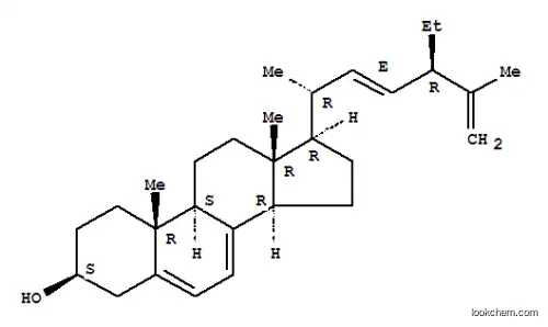 Molecular Structure of 119386-11-7 (stigmasta-5,7,22,25-tetraene-3-ol)